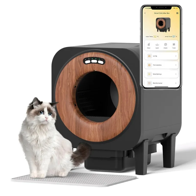 Smart Cat Litter Box with Fresh Air Purification and Odor Removal, Closed Design to Prevent Splashes, Self-Cleaning Cat Toilet
Smart Cat Litter Box with Fresh Air Purification and Odor Removal, Closed Design to Prevent Splashes, Self-Cleaning Cat Toilet