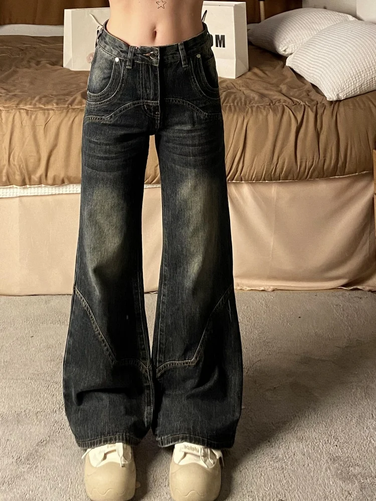 Большие размеры Fce Lined Thiened Micro Flared Джинсовые брюки Женские осенне-зимние свободные широкие длинные брюки с высокой талией Ameri...
Большие размеры Fce Lined Thiened Micro Flared Джинсовые брюки Женские осенне-зимние свободные широкие длинные брюки с высокой талией Ameri...