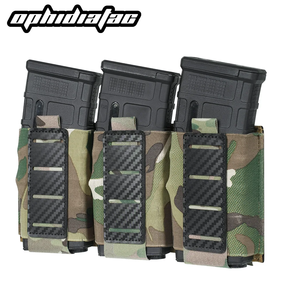 OphidianTac Mag Pouch Triple 5.56 Mag Carrier Carbon fiber Elastic MOLLE System Hunting Holster
OphidianTac Mag Pouch Triple 5.56 Mag Carrier Carbon fiber Elastic MOLLE System Hunting Holster