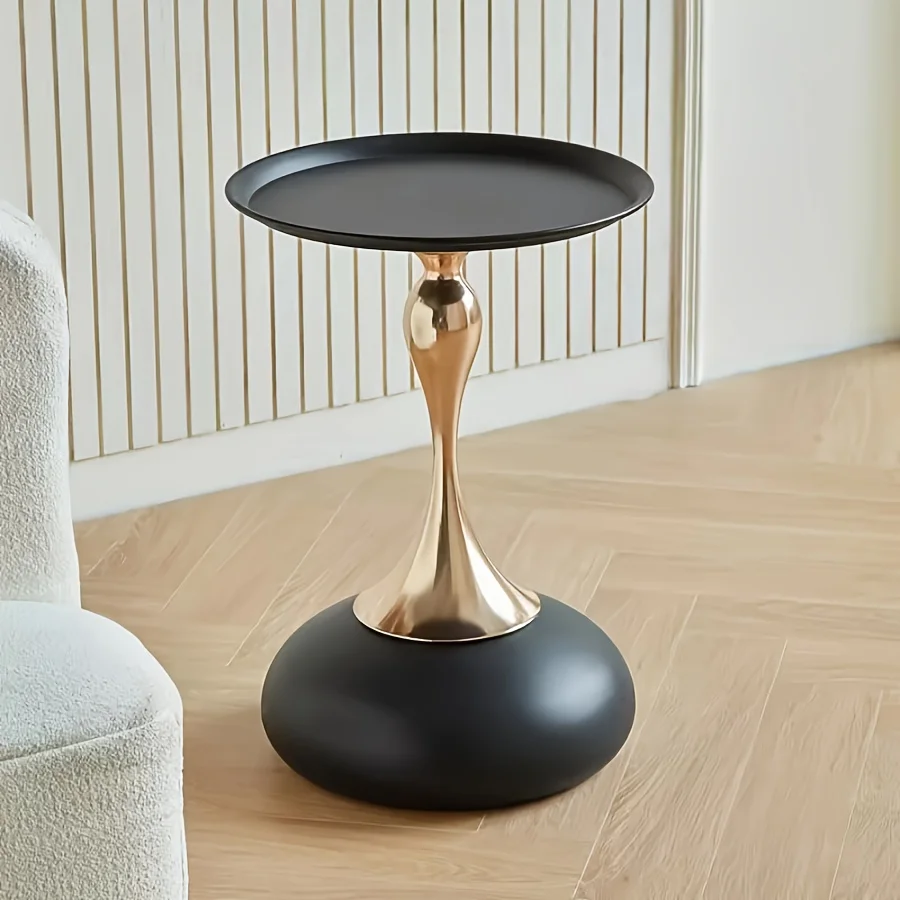 Modern Round Side Table White & Golden - Compact Metal Pedestal Accent Table with Round Top, Minimalist Bedside Table for Small-Space Furniture, Easy Assembly for Bedroom, Living Room, Apartment & Dorm - Sturdy Metal Construction, Space
Modern Round Side Table White & Golden - Compact Metal Pedestal Accent Table with Round Top, Minimalist Bedside Table for Small-Space Furniture, Easy Assembly for Bedroom, Living Room, Apartment & Dorm - Sturdy Metal Construction, Space