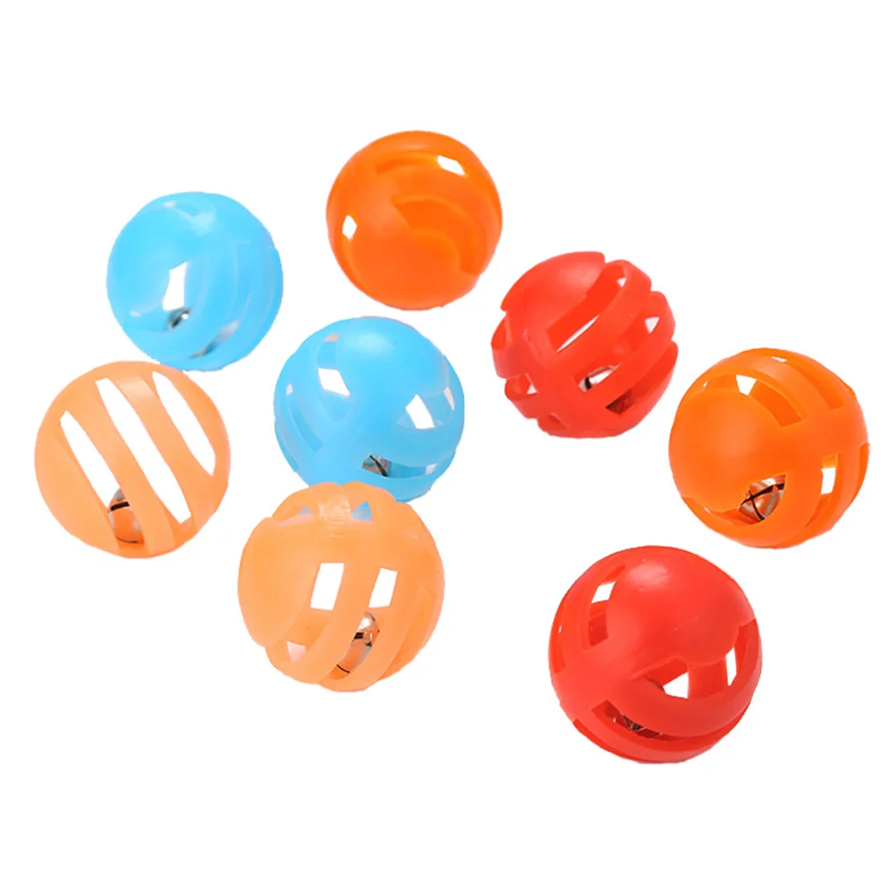 8PCS Cat Toys Jingle Bell Hollow Balls Kitten Chase Pounce Toy Interactive Play Teasing Toy (Random Color)
8PCS Cat Toys Jingle Bell Hollow Balls Kitten Chase Pounce Toy Interactive Play Teasing Toy (Random Color)