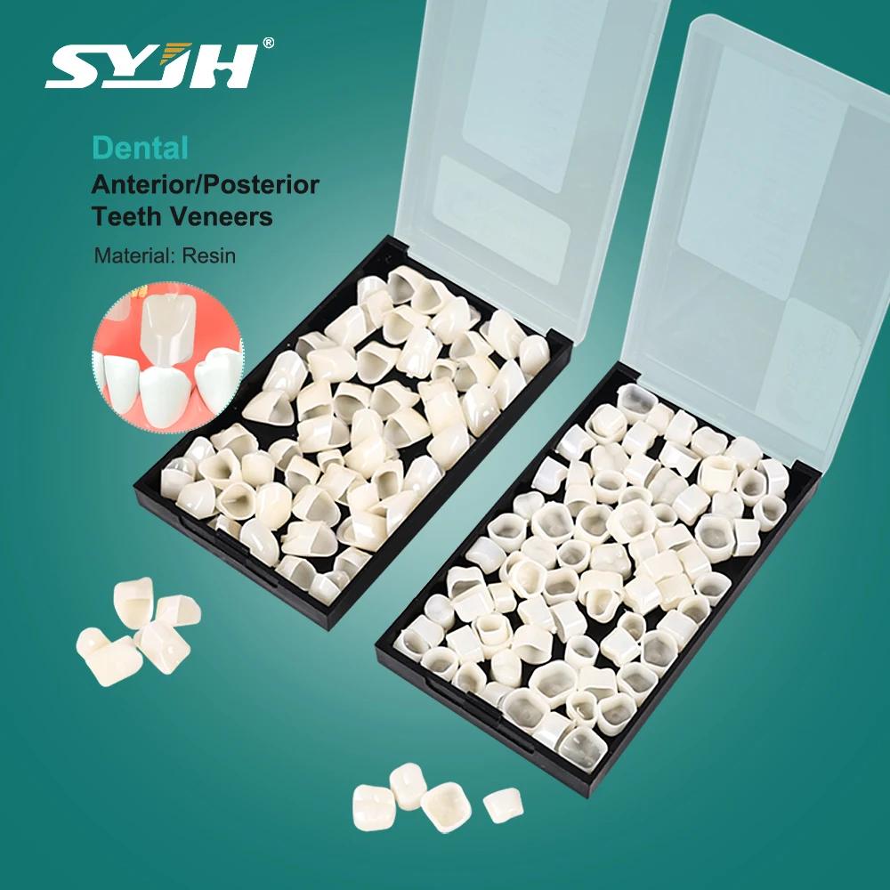 SYJH 1Box Dental Resin Temporary Crown Oral Care Teeth Veneers Whitening Care Accessories Crown Dentistry Material
SYJH 1Box Dental Resin Temporary Crown Oral Care Teeth Veneers Whitening Care Accessories Crown Dentistry Material