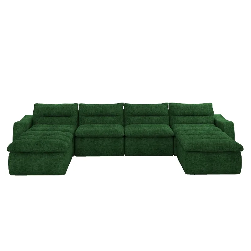 Simple wabi-sabi style fabric cloud sofa large horizontal hall lazy double-sided back to back
Simple wabi-sabi style fabric cloud sofa large horizontal hall lazy double-sided back to back