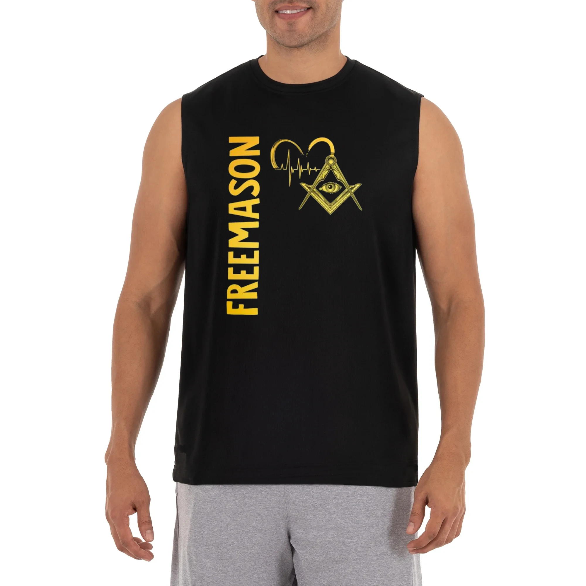Freemason Heartbeat Square & Compass Эмблема Масонская майка 100% хлопок с круглым вырезом Летняя повседневная мужская майка без рукавов
Freemason Heartbeat Square & Compass Эмблема Масонская майка 100% хлопок с круглым вырезом Летняя повседневная мужская майка без рукавов