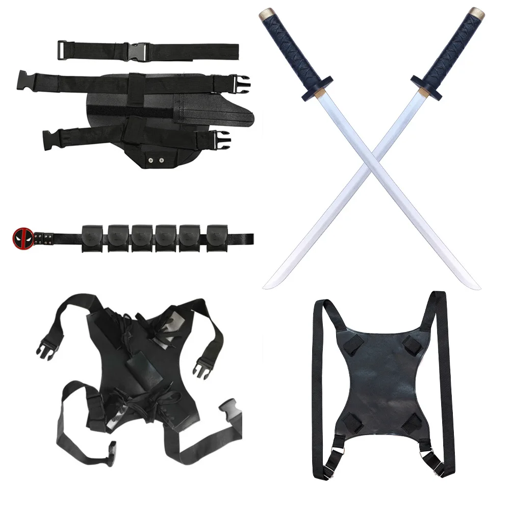 Cosplay Accessories Deadpool Gun Rack Belt Set Costume Cosplay Props Dead Pool Costume Parties Anime Stage Performance Props
Cosplay Accessories Deadpool Gun Rack Belt Set Costume Cosplay Props Dead Pool Costume Parties Anime Stage Performance Props
