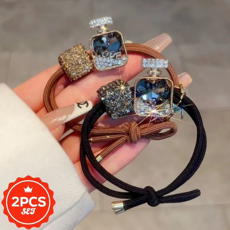 2Pcs/set Hair Ties with Cube Bottle- High Elastic Shiny Hair Bands for Women, Elegant Ponytail Hair Rope Holders for Daily Use
2Pcs/set Hair Ties with Cube Bottle- High Elastic Shiny Hair Bands for Women, Elegant Ponytail Hair Rope Holders for Daily Use