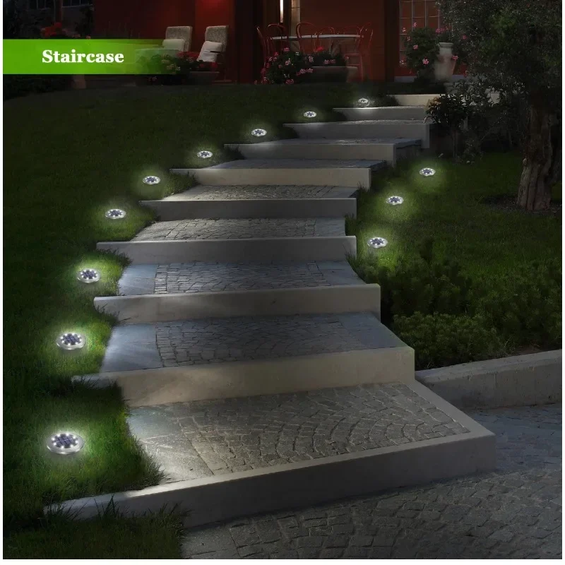 Garden Lights Outdoor Bright in-Ground Lights Landscape Lighting for Patio Pathway Lawn Solar Ground Lights LED Waterproof Solar 
Garden Lights Outdoor Bright in-Ground Lights Landscape Lighting for Patio Pathway Lawn Solar Ground Lights LED Waterproof Solar