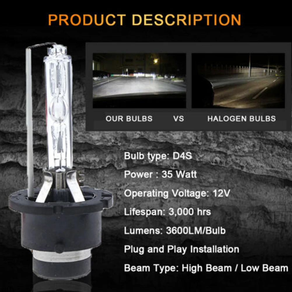 Anti-UV Confortable Accessories Xenon Bulbs Headlight Waterproof IP68 2pcs 8000K Rear For Infiniti G35 2005-08
Anti-UV Confortable Accessories Xenon Bulbs Headlight Waterproof IP68 2pcs 8000K Rear For Infiniti G35 2005-08