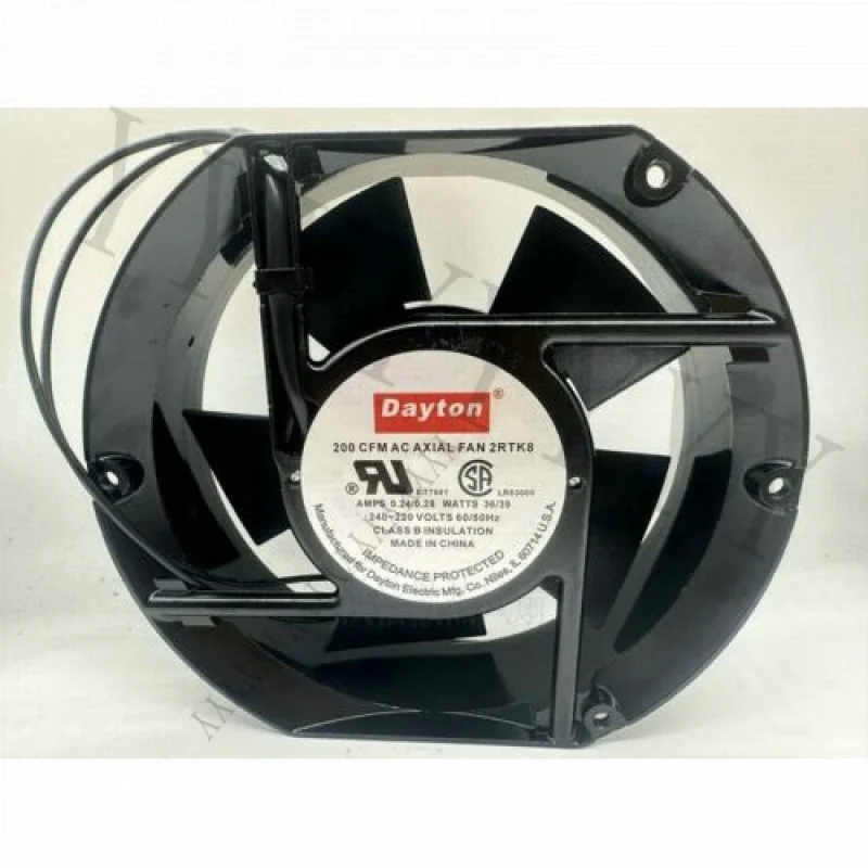 for 1 pcs Dayton Fan 200 CFM AC AXIAL FAN 2RTK8 240-220V 17cm 2 wire cooling fan
for 1 pcs Dayton Fan 200 CFM AC AXIAL FAN 2RTK8 240-220V 17cm 2 wire cooling fan