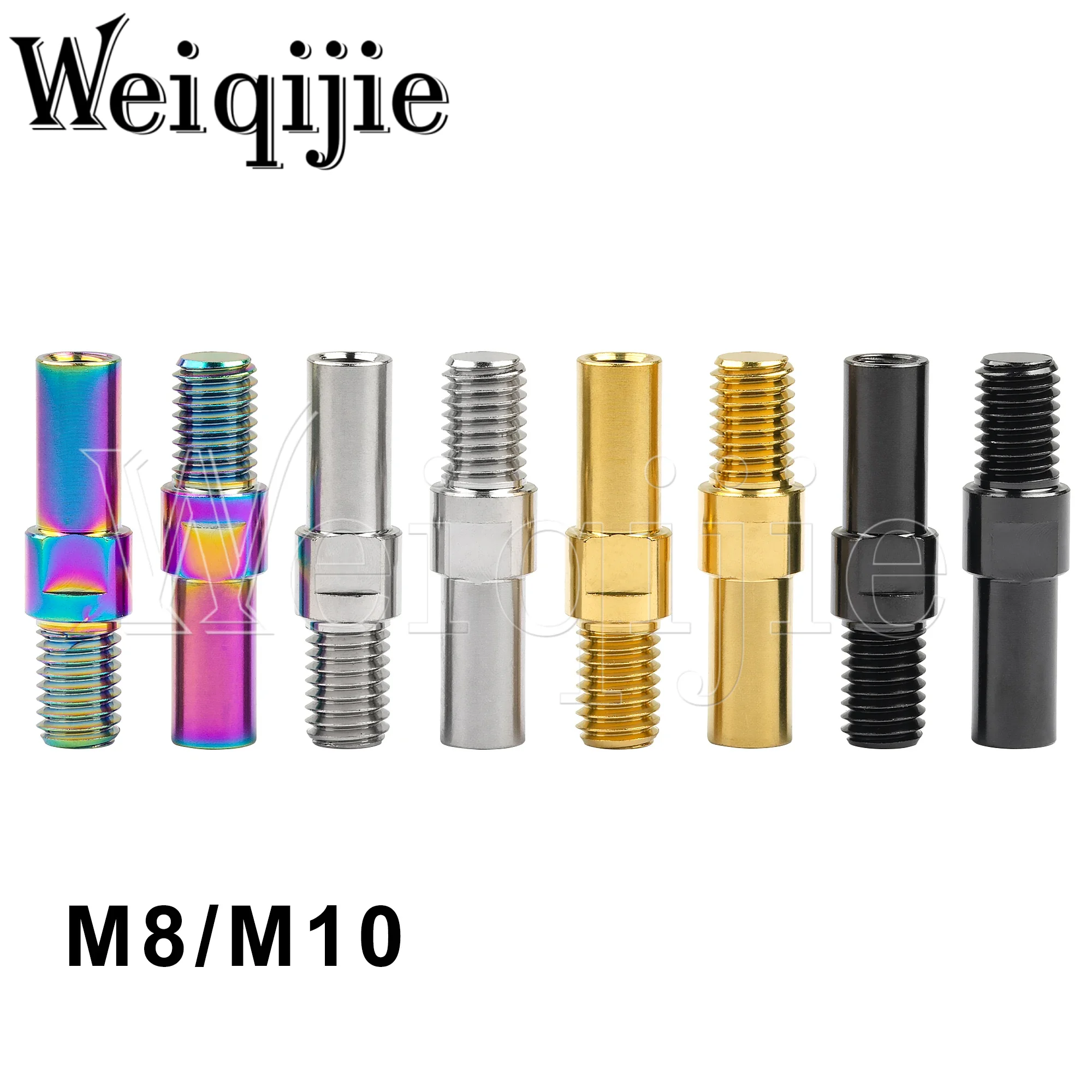 Weiqijie Titanium Bolt M8/M10 Pitch 1.25mm V Brake Seat Bicycle Brake Column V Brake Boss 2PCS
Weiqijie Titanium Bolt M8/M10 Pitch 1.25mm V Brake Seat Bicycle Brake Column V Brake Boss 2PCS