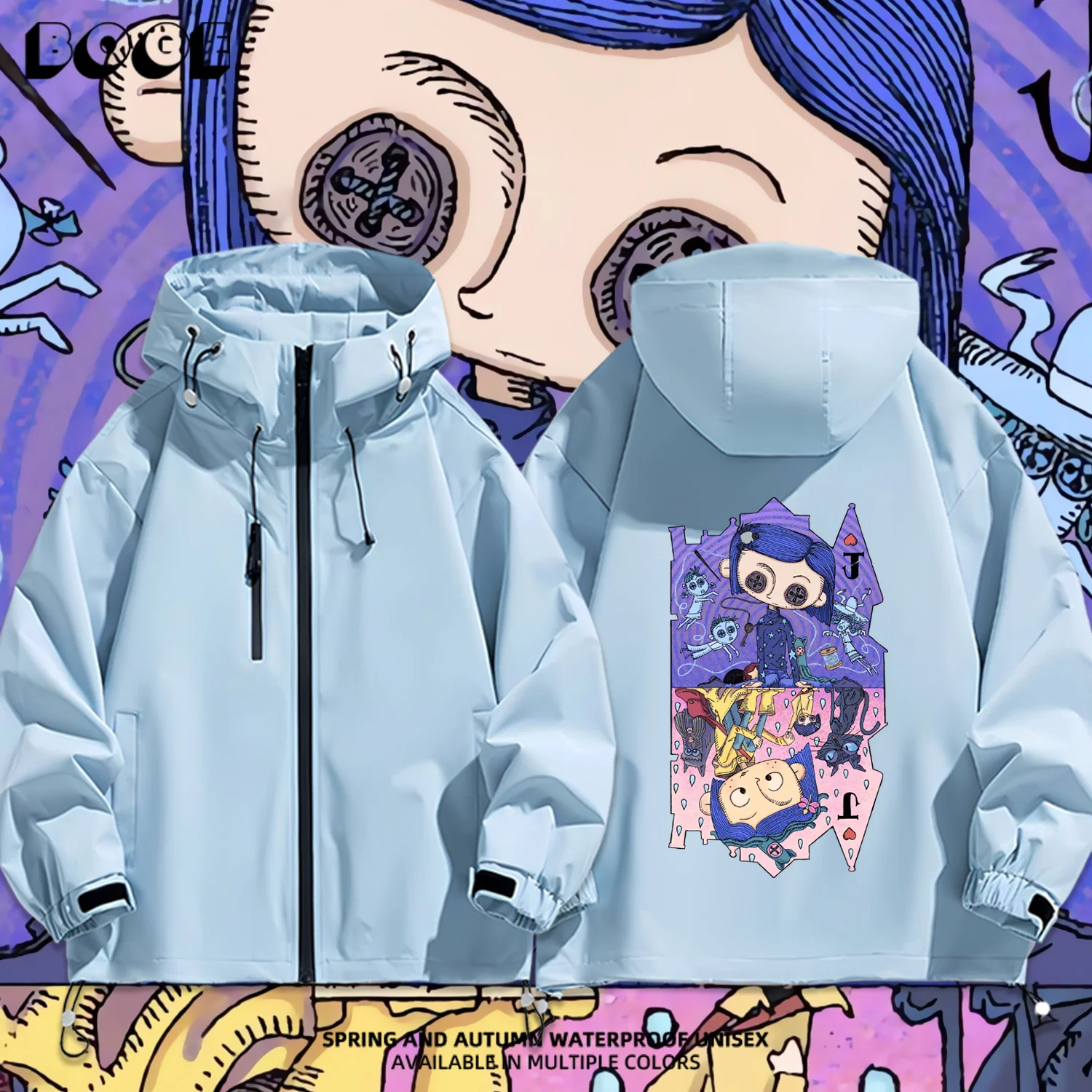 Gothic Horror Movie Coraline Jaet Waterproof Outdoor Casual Sle Polyester Fiber Spring Autumn Winter ex Coat
Gothic Horror Movie Coraline Jaet Waterproof Outdoor Casual Sle Polyester Fiber Spring Autumn Winter ex Coat