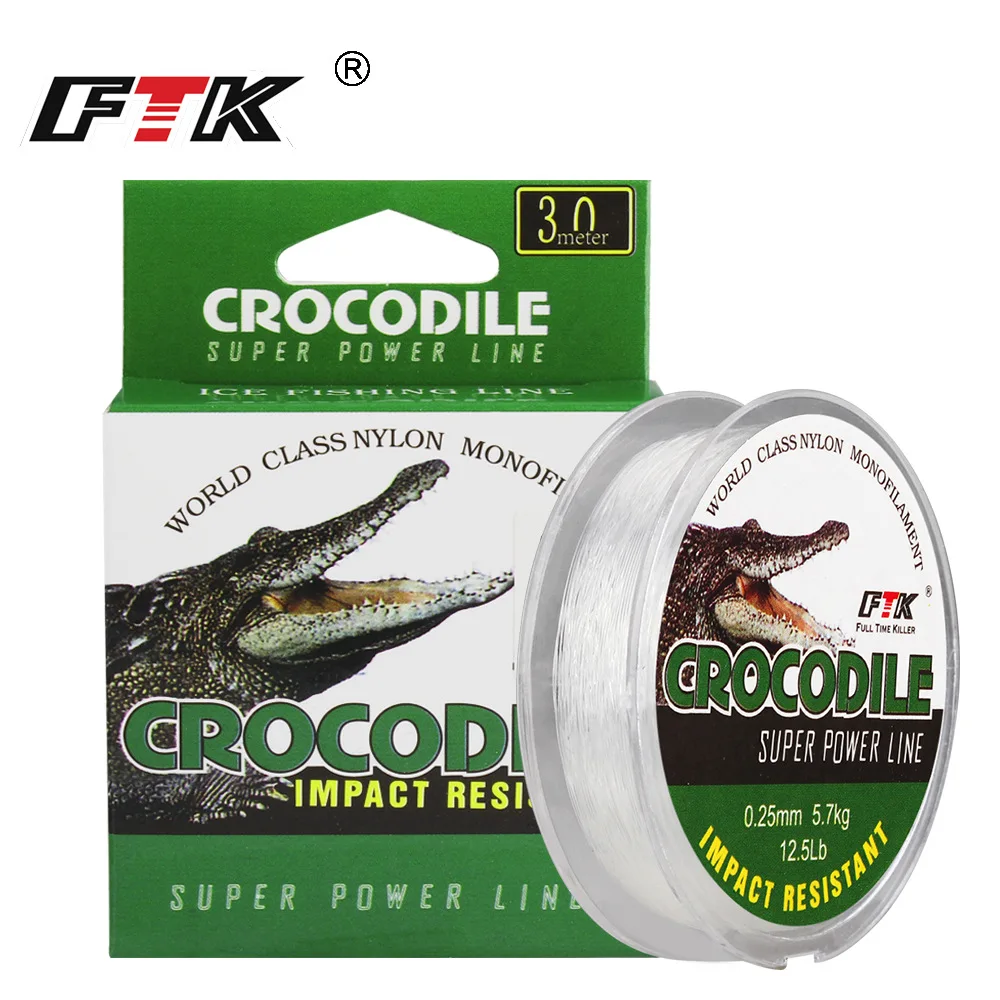 FTK Ice Fishing Nylon Line 0.08MM-0.25MM 2.9-12.5LB 1.3kg-5.7kg Strong Brand Leader Line Clear Fishing Line Peche Accesoires
FTK Ice Fishing Nylon Line 0.08MM-0.25MM 2.9-12.5LB 1.3kg-5.7kg Strong Brand Leader Line Clear Fishing Line Peche Accesoires