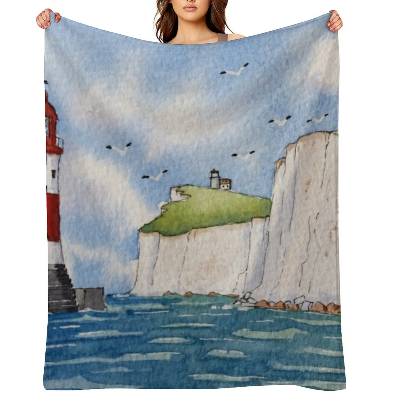 Beachy Head and Belle Tout Lighthouses. Throw Blanket Heavy Travel Softest Soft Blankets
Beachy Head and Belle Tout Lighthouses. Throw Blanket Heavy Travel Softest Soft Blankets