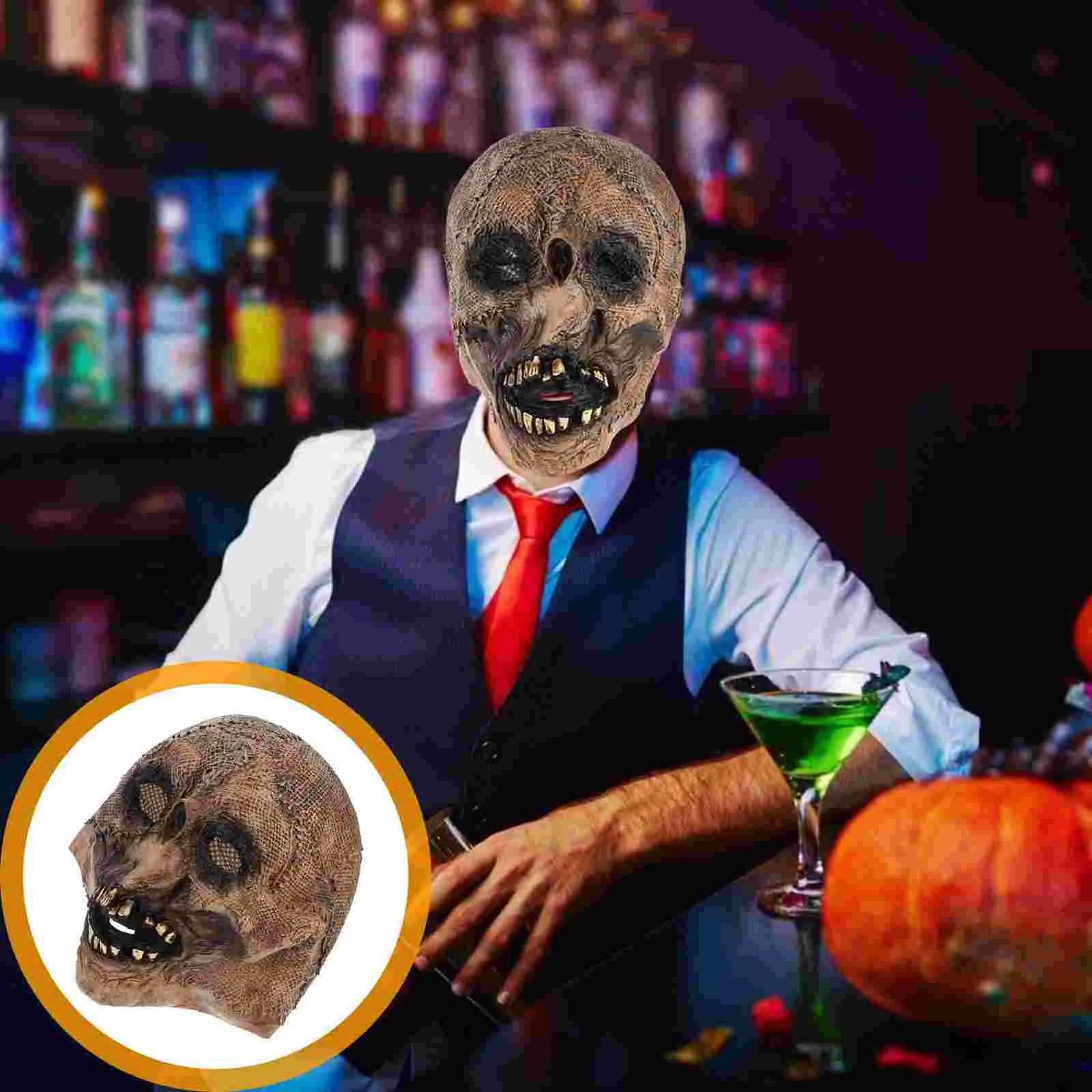 Scary Mask Ghost Mask Halloween Scarecrow Costume Accessory Cosplay Prop mask cover horror face mask horror mask
Scary Mask Ghost Mask Halloween Scarecrow Costume Accessory Cosplay Prop mask cover horror face mask horror mask
