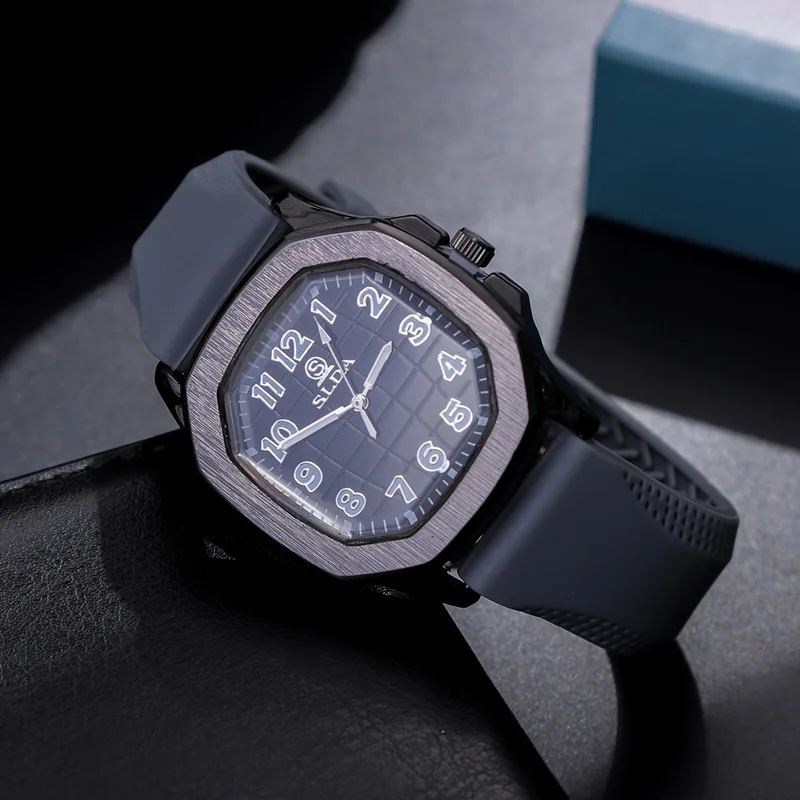 Popular Personalized Digital Square Men's Watch Silicone Strap Quartz Watch Men's Student Fashion Watch
Popular Personalized Digital Square Men's Watch Silicone Strap Quartz Watch Men's Student Fashion Watch