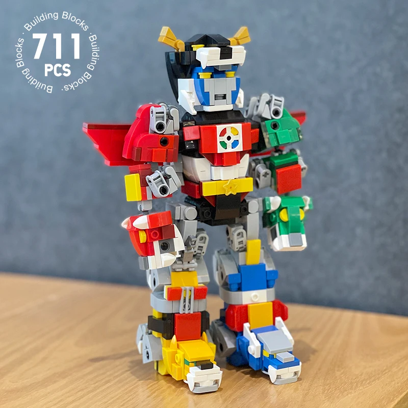 Конструктор MOC Voltroned Robot, фигурка героя аниме, технические блоки, конструктор, Набор кубиков, детские игрушки
Конструктор MOC Voltroned Robot, фигурка героя аниме, технические блоки, конструктор, Набор кубиков, детские игрушки