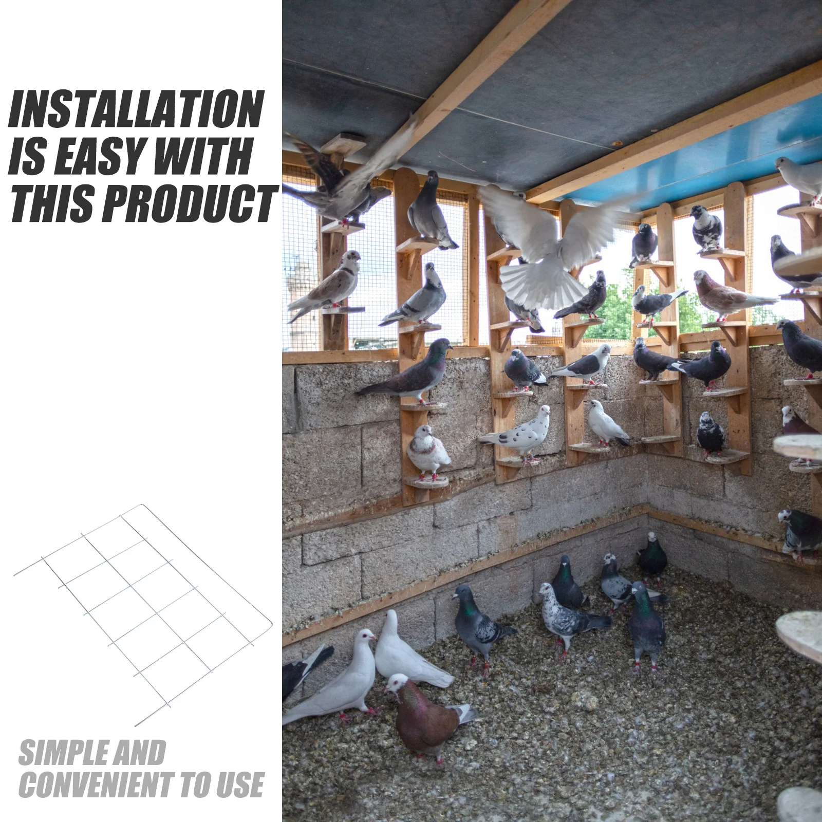 4Pcs Iron Pigeon Door Bird Cage Replacement Sturdy Reinforced Entrance Door for Racing Pigeon Supplies Bird Cage Supplies
4Pcs Iron Pigeon Door Bird Cage Replacement Sturdy Reinforced Entrance Door for Racing Pigeon Supplies Bird Cage Supplies