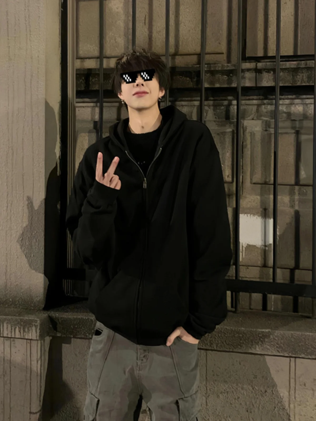 American Style Hooded Open Cardigan Men's Autumn High Sensation Handsome Casual Top Trendy Heavyweight Hardwearing Jacket
American Style Hooded Open Cardigan Men's Autumn High Sensation Handsome Casual Top Trendy Heavyweight Hardwearing Jacket