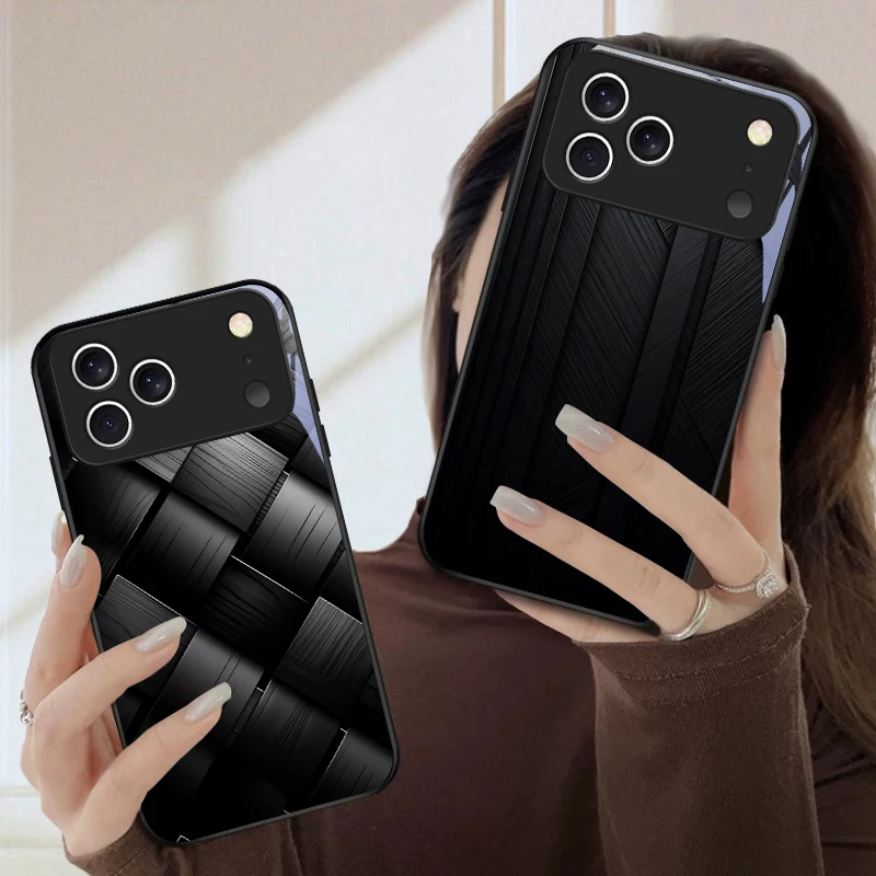 Dark geometric texture For iPhone 17 Pro Max 16 E 15 Plus 14 Pro 13 12mini 11 Air XS Max 5 6 7 8Plus SE Black Glass Phone Case
Dark geometric texture For iPhone 17 Pro Max 16 E 15 Plus 14 Pro 13 12mini 11 Air XS Max 5 6 7 8Plus SE Black Glass Phone Case