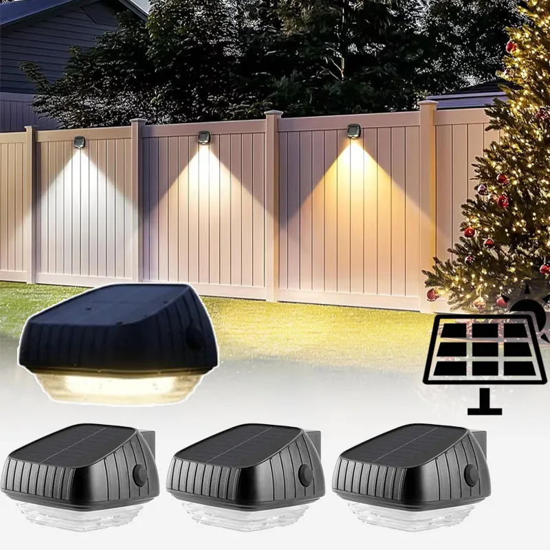 1-4PCS Solar Waterproof Wall Light Decorative for Courtyard Garden Fence Balcony Outdoor Patio Lamp
1-4PCS Solar Waterproof Wall Light Decorative for Courtyard Garden Fence Balcony Outdoor Patio Lamp