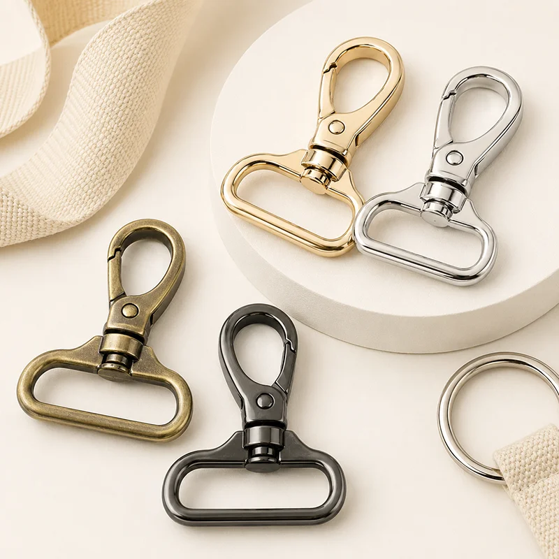 5/10Pcs 15-32mm Metal Swivel Lobster Clasp Buckles Snap Hook Carabiner for Handbag Dog Collar Keychain DIY Hardware Supply Kits
5/10Pcs 15-32mm Metal Swivel Lobster Clasp Buckles Snap Hook Carabiner for Handbag Dog Collar Keychain DIY Hardware Supply Kits