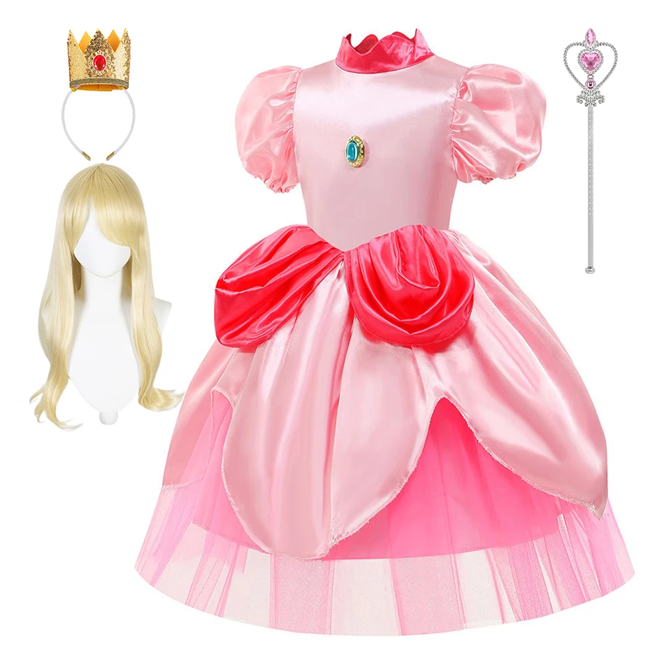 Girls Halloween Carnival Party Ball Gown Pink Peach Princess Dress Kids Summer Dresses Christmas Game Movie Cosplay Costumes
Girls Halloween Carnival Party Ball Gown Pink Peach Princess Dress Kids Summer Dresses Christmas Game Movie Cosplay Costumes