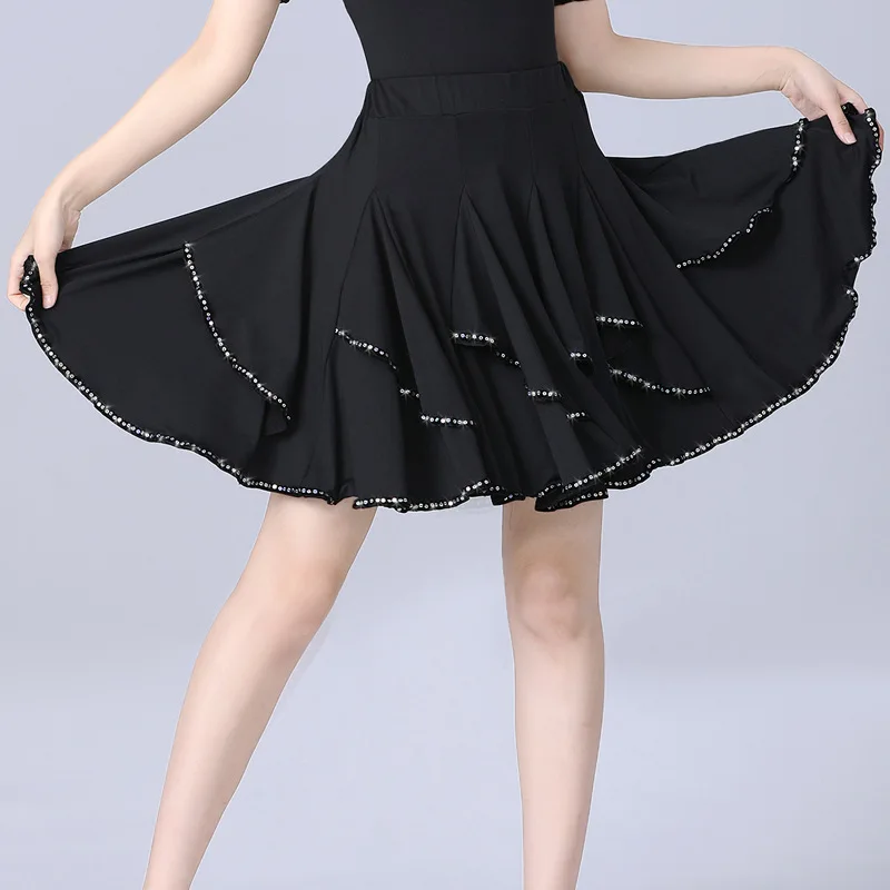 Latin Dance Skirt Women Three Steps on Jitterbug Skirt New Adult Dance Skirt Rumba Square Dance Suit DRESS 2026
Latin Dance Skirt Women Three Steps on Jitterbug Skirt New Adult Dance Skirt Rumba Square Dance Suit DRESS 2026
