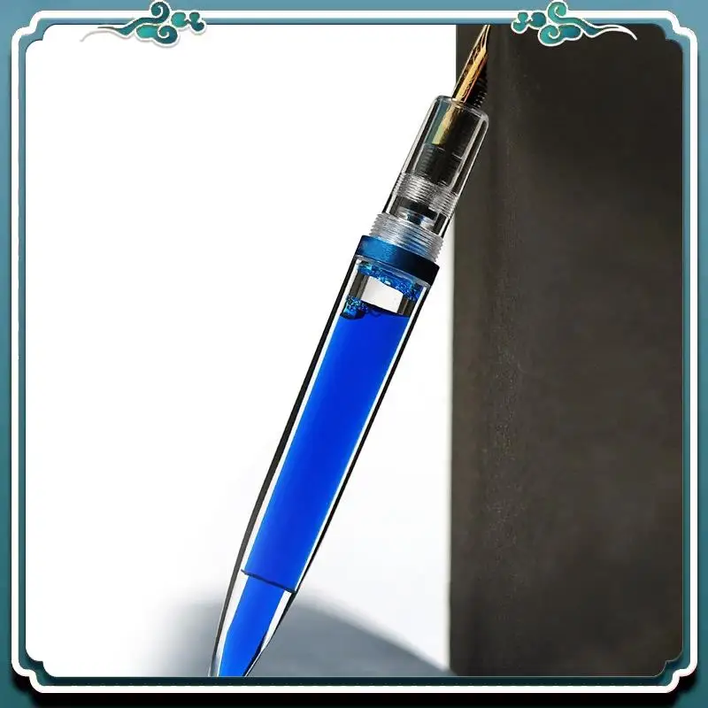 Простая в использовании 2 шт. перьевая ручка с наконечником 0,5 мм и прозрачными ручками большой емкости, офисные школьные принадлежности - синий и красный
Простая в использовании 2 шт. перьевая ручка с наконечником 0,5 мм и прозрачными ручками большой емкости, офисные школьные принадлежности - синий и красный