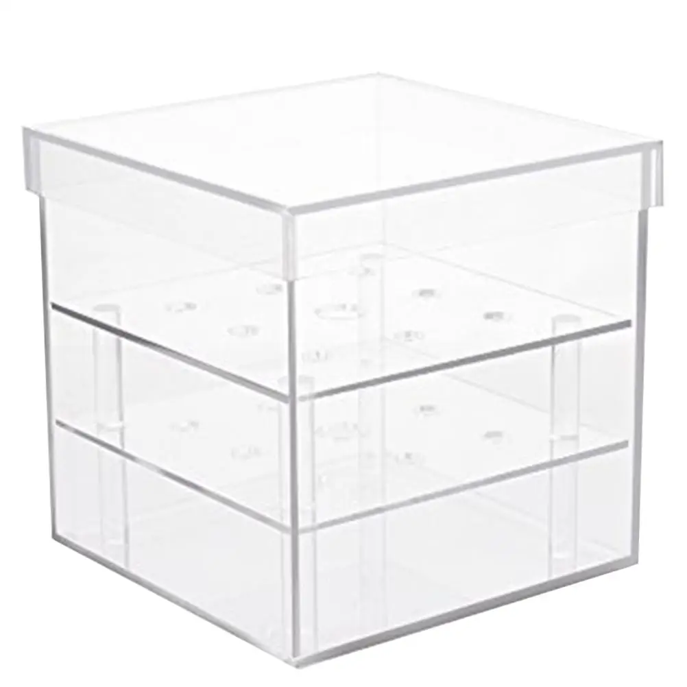 Water Storage Arrangement Clear Square Vase 9 Holes Acrylic Flower Box for Birthday Wedding Decor Preservation Packaging
Water Storage Arrangement Clear Square Vase 9 Holes Acrylic Flower Box for Birthday Wedding Decor Preservation Packaging