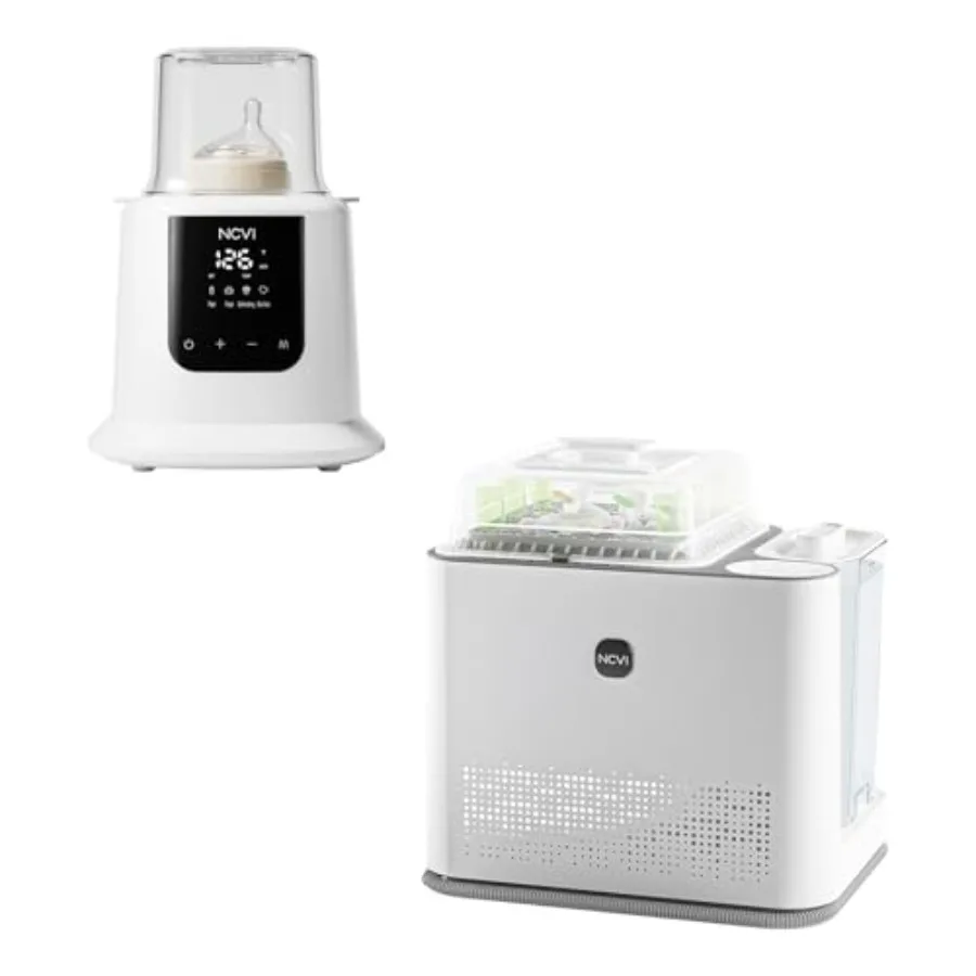 Baby Bottle Washer Sterilizer Dryer Pro with Milk Warmer Stainless Steel White Fast 3-in-1 Cleaning UV-C Sterilization Auto-Dry
Baby Bottle Washer Sterilizer Dryer Pro with Milk Warmer Stainless Steel White Fast 3-in-1 Cleaning UV-C Sterilization Auto-Dry