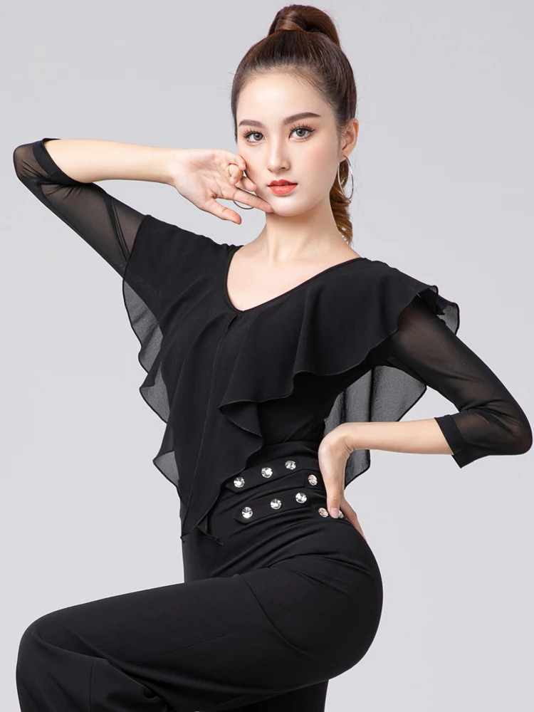 Топ для латинских танцев для взрослых, женский современный танец Me Bal, наряд для выступлений, дышащий дизайн Cross Ba, универсальный сезон
Топ для латинских танцев для взрослых, женский современный танец Me Bal, наряд для выступлений, дышащий дизайн Cross Ba, универсальный сезон