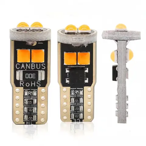 T10 LED Canbus Car Interior Light 194 501 6 SMD 3030 Wedge Light Bulb for Instrument Lights W5W LED