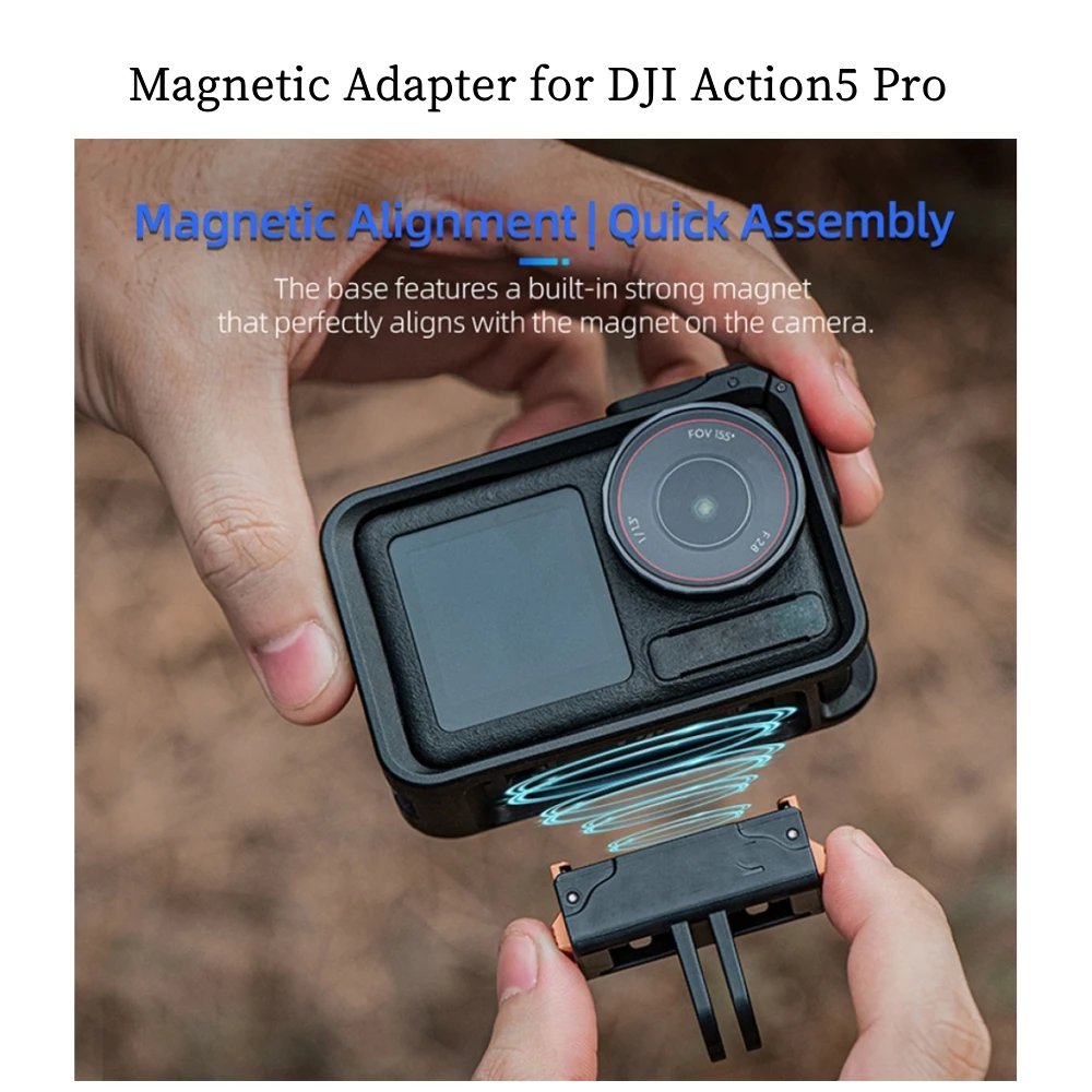 Магнитный адаптер расширительной базой для DJI Action5 Pro, быстроразъемный адаптер расширения, аксессуары для камеры
Магнитный адаптер расширительной базой для DJI Action5 Pro, быстроразъемный адаптер расширения, аксессуары для камеры