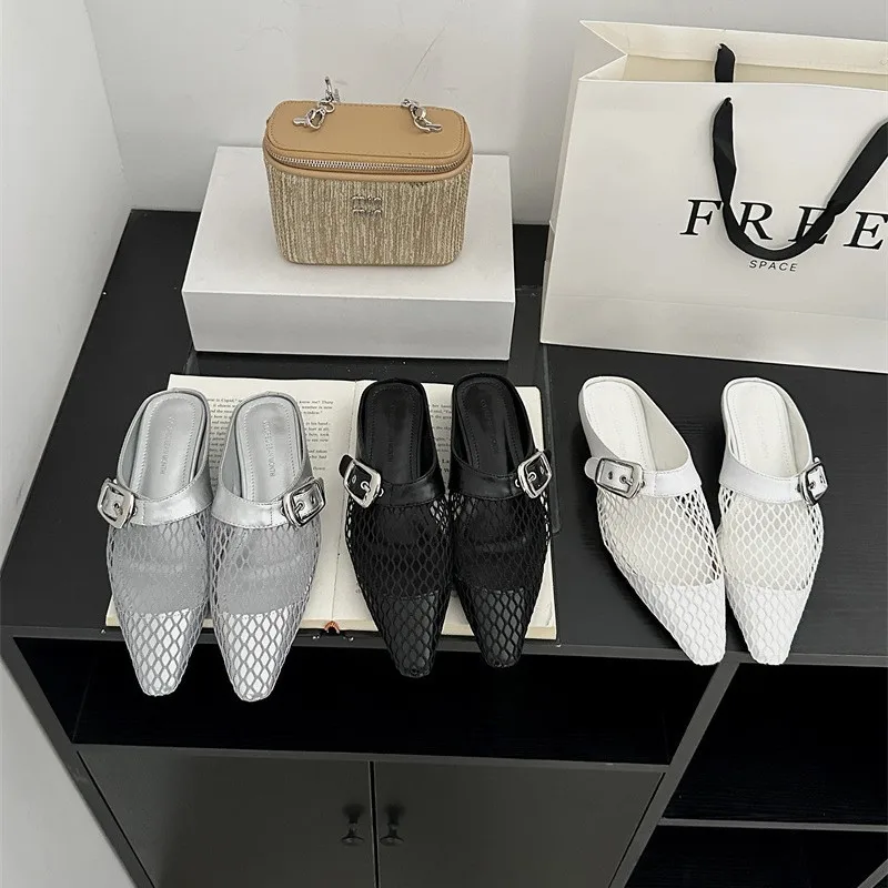 women's sexy kitten heels shoes fashion kitten heels Mules sandal Pointed toe heels soft Leather with netting retro shoes
women's sexy kitten heels shoes fashion kitten heels Mules sandal Pointed toe heels soft Leather with netting retro shoes