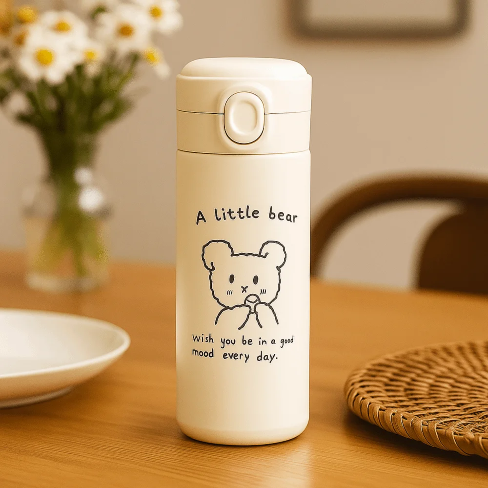 Герметичный мультяшный стакан 420 мл, портативный термос из нержавеющей стали, минималистичный вакуумный изоляционный прыгающий стакан с крышкой
Герметичный мультяшный стакан 420 мл, портативный термос из нержавеющей стали, минималистичный вакуумный изоляционный прыгающий стакан с крышкой