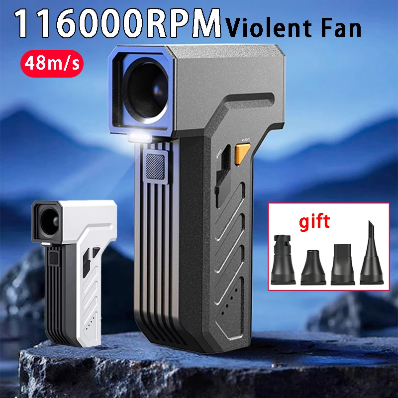 1160000RPM Brushless motor Electric Blowers Turbo Jet Fan Air Blower 48M/S Wind Speed Portable Dust Blower With LEd Lighting
1160000RPM Brushless motor Electric Blowers Turbo Jet Fan Air Blower 48M/S Wind Speed Portable Dust Blower With LEd Lighting