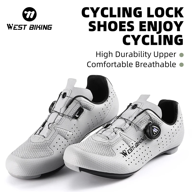 WEST BIKING MTB Cycling Shoes Ultralight Breathable Speed Cycling Sneaker For Men Wear-resistant Cycling Competition Lock Shoes
WEST BIKING MTB Cycling Shoes Ultralight Breathable Speed Cycling Sneaker For Men Wear-resistant Cycling Competition Lock Shoes