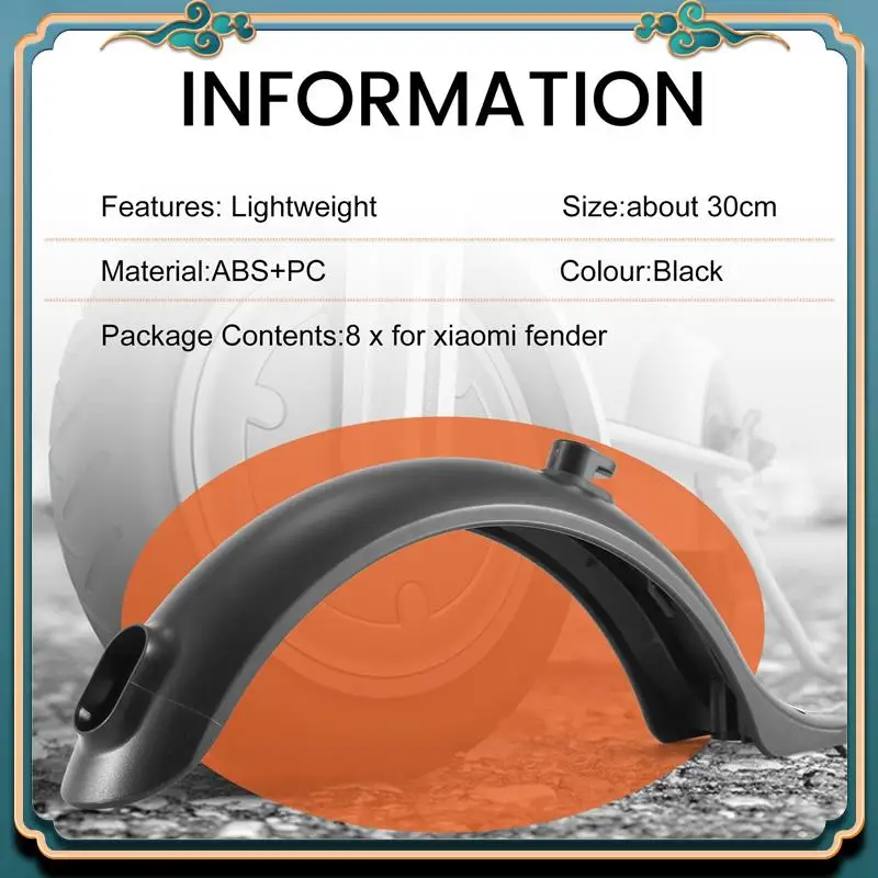 Latest 8Pcs Rear Wheel Mudguard Fender Guard For Xiaomi Mijia M365 Electric Scooter Skateboard
Latest 8Pcs Rear Wheel Mudguard Fender Guard For Xiaomi Mijia M365 Electric Scooter Skateboard