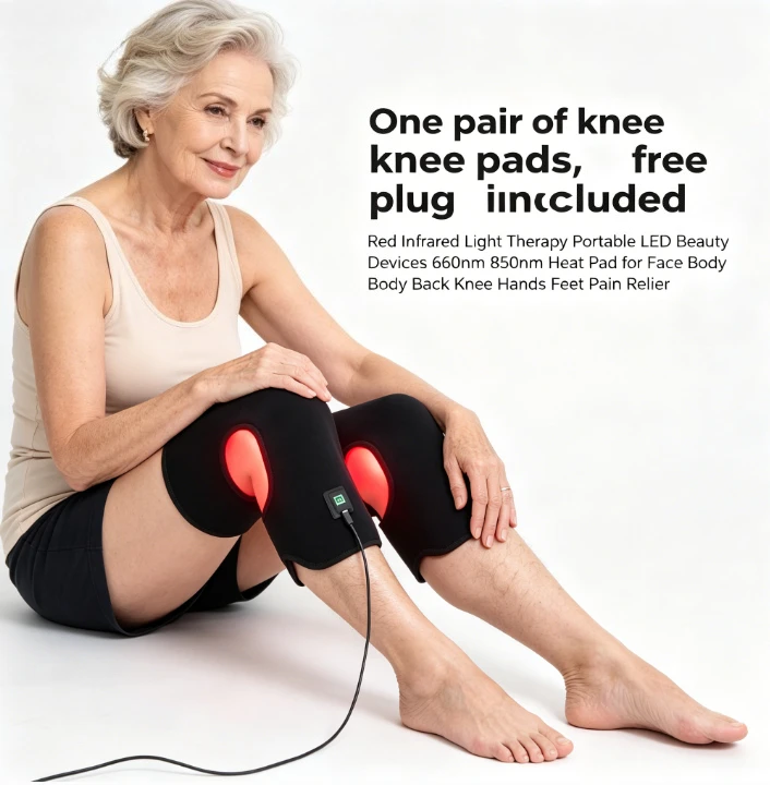 660nm 850nm Red Infrared Light Therapy LED Beauty Devices Portable Heat Pad for Body Face Back Knee Hands Feet Relief
660nm 850nm Red Infrared Light Therapy LED Beauty Devices Portable Heat Pad for Body Face Back Knee Hands Feet Relief