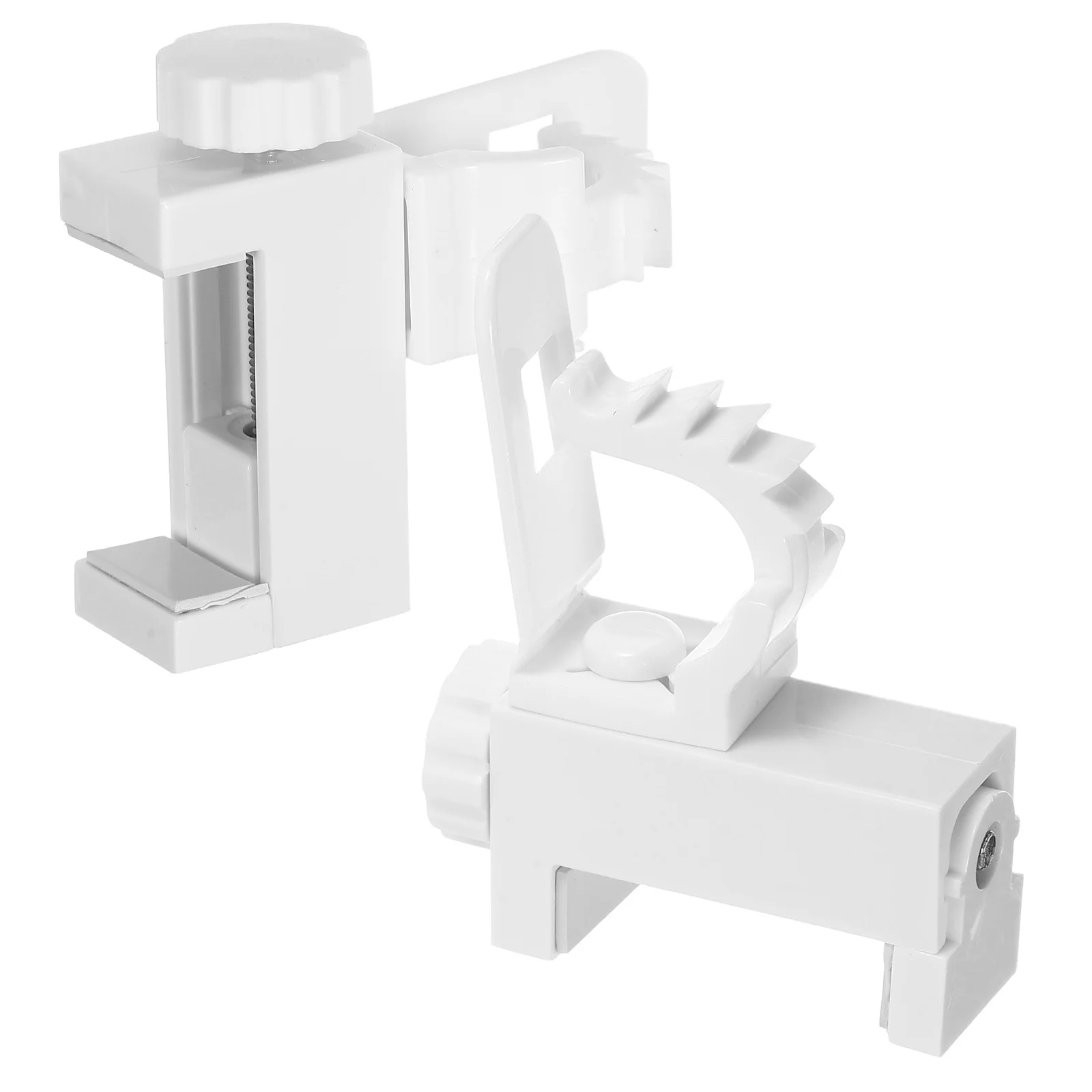 2Pcs Adjustable Curtain Rod Holders Plastic Brackets No Drill Quick Install Secure Grip Ideal for Various Rod Sizes Window
2Pcs Adjustable Curtain Rod Holders Plastic Brackets No Drill Quick Install Secure Grip Ideal for Various Rod Sizes Window