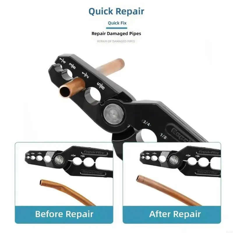 6 In 1 Copper Pipe Repair Tool Pliers Feature 6 Different Tube Size For HVAC And Refrigeration Professional M4YD
6 In 1 Copper Pipe Repair Tool Pliers Feature 6 Different Tube Size For HVAC And Refrigeration Professional M4YD