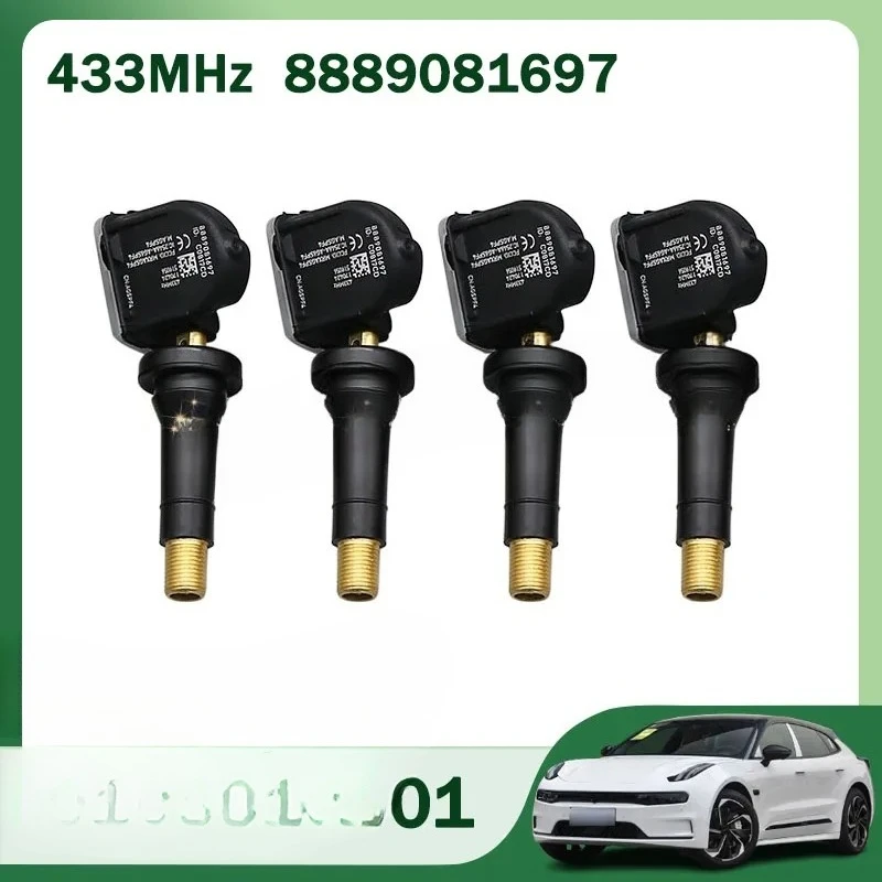 4pcs/Lot 8889081697 TPMS Tire Sensor For Zeekr 001 007 009 X Tire Pressure Monitoring System 433MHz
4pcs/Lot 8889081697 TPMS Tire Sensor For Zeekr 001 007 009 X Tire Pressure Monitoring System 433MHz