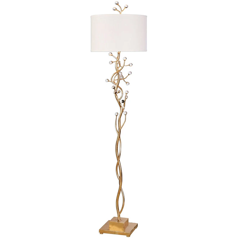North American style floor lamp American modern living room bedroom villa light wrought iron water drop project floor lamp
North American style floor lamp American modern living room bedroom villa light wrought iron water drop project floor lamp