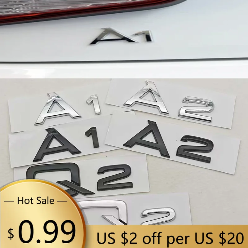 Hub Caps 3D ABS Car Letters Logo A1 A2 Q2 Rear Trunk Badge Sticker Decals For Audi A1 A2 Q2 Auto Tail Marking Accessories
Hub Caps 3D ABS Car Letters Logo A1 A2 Q2 Rear Trunk Badge Sticker Decals For Audi A1 A2 Q2 Auto Tail Marking Accessories