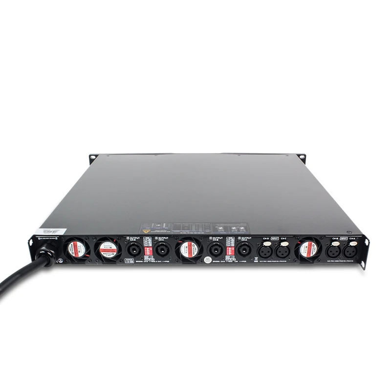 D4-2000 90V-240V Sound Standard Stage Equipment Outdoor Professional Audio Digital Class D 4 Channel Public Address Amplifier
D4-2000 90V-240V Sound Standard Stage Equipment Outdoor Professional Audio Digital Class D 4 Channel Public Address Amplifier