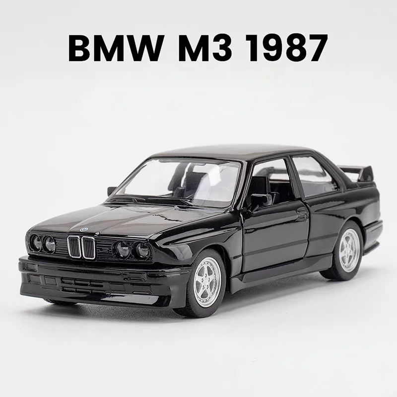 1:36 scale alloy BMW M3 1987, doors open, pull-back motorised, smooth coasting action, ideal as a collector's gift.
1:36 scale alloy BMW M3 1987, doors open, pull-back motorised, smooth coasting action, ideal as a collector's gift.