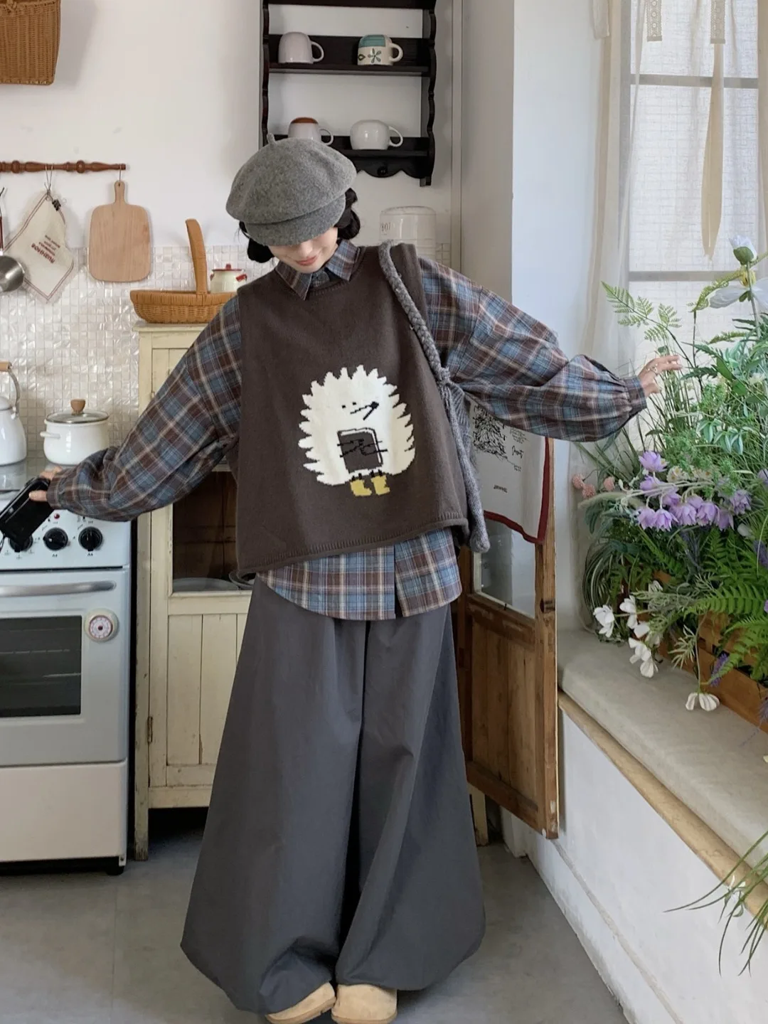 plus Size Women's Retro Japanese Sle H Vest Top High Waist Loose Lantern Pants Set Autumn New Sle Versatile Outfit
plus Size Women's Retro Japanese Sle H Vest Top High Waist Loose Lantern Pants Set Autumn New Sle Versatile Outfit