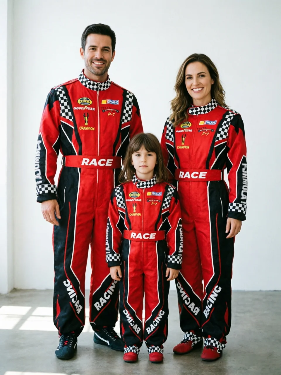 Breathable Racing Costumes for Adults and Children Classic Red Racing Training Jumpsuit Halloween Go-karting and ATV Riding Outf
Breathable Racing Costumes for Adults and Children Classic Red Racing Training Jumpsuit Halloween Go-karting and ATV Riding Outf