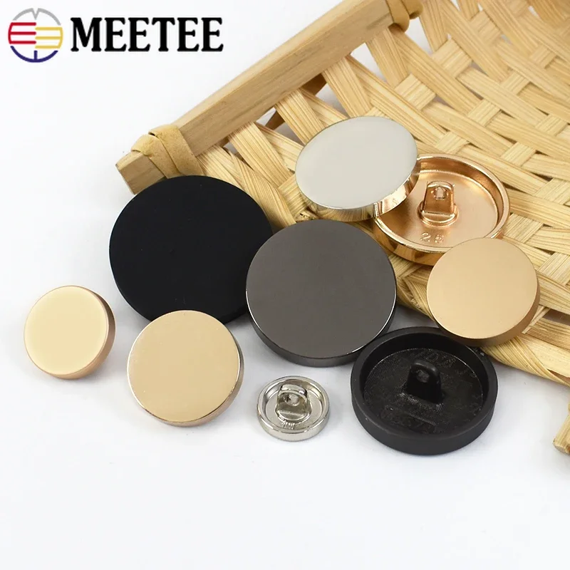 10Pcs Meetee Round Flat 10-28mm Metal Button for Clothing Bags Decoration Sewing Buttons Coat Shirt Buckle DIY Crafts Materials
10Pcs Meetee Round Flat 10-28mm Metal Button for Clothing Bags Decoration Sewing Buttons Coat Shirt Buckle DIY Crafts Materials