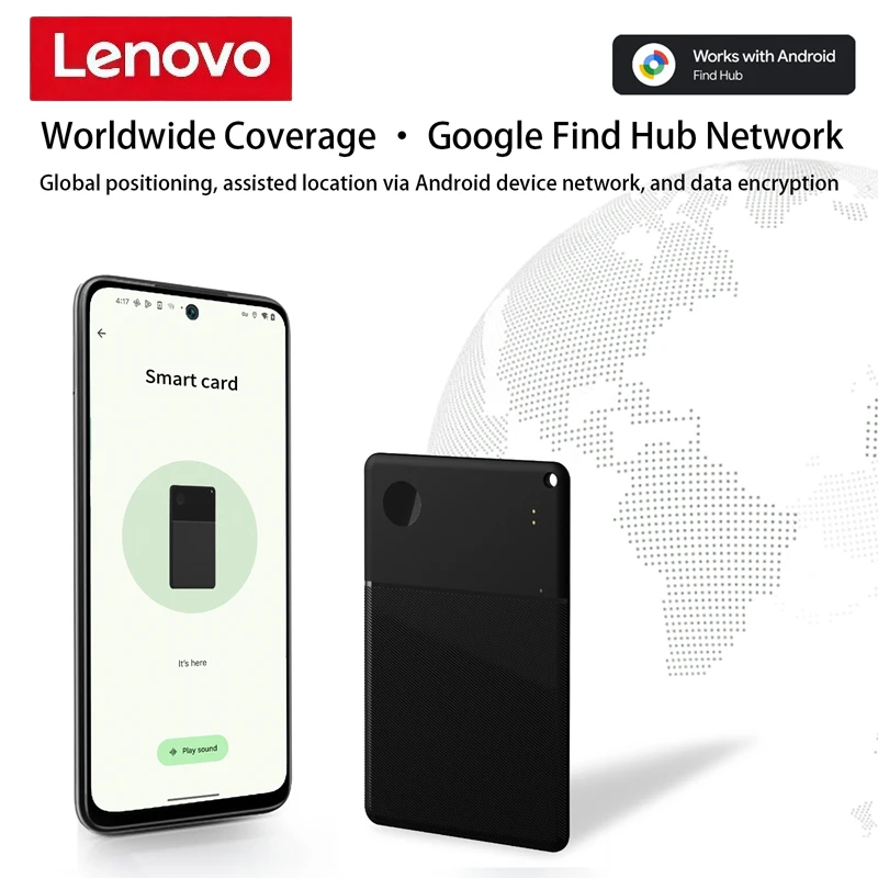 Lenovo Smart Ultra Thin GPS Tracker Card for Android Find Hub Key Luggage Wallet GPS Locator Tag Anti-lost Card Finder Card 2026
Lenovo Smart Ultra Thin GPS Tracker Card for Android Find Hub Key Luggage Wallet GPS Locator Tag Anti-lost Card Finder Card 2026